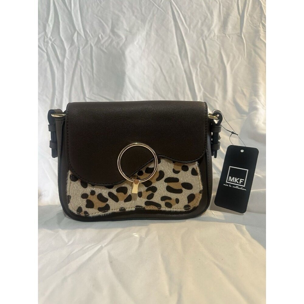 MKF Collection Mini Crossbody Shoulder Bag for Women - Brown - Picture 1 of 4